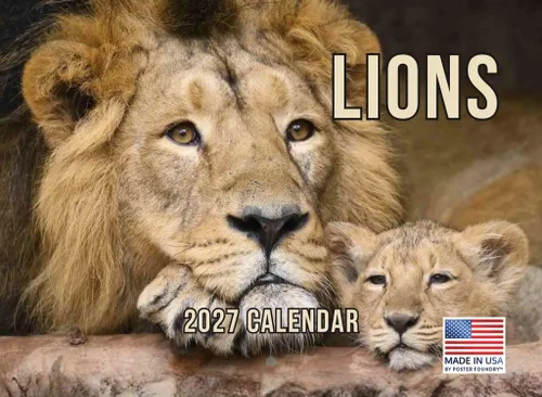 Miniatura 8 de Calendario alpaca 2026, calendario mensual de pared de 12 meses Hecho en Estados Unidos.