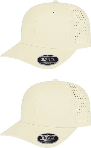 Miniatura 33 de Cap America i8533 Flexfit 110 Gorra Snapback Perforada de Rendimiento de Perfil Medio de 6 Paneles con Protección UV y Snapback Ajustable