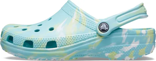 Miniatura 28 de Zuecos Crocs clásicos con diseño de teñido anudado marmoleado para mujer
