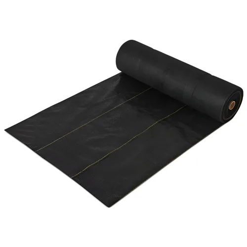 Dewitt Pro-5 Tela Paisajística Tejida con Barrera contra Malezas, 5 oz, Negro, 3' x 250' - Control de Crecimiento de Servicio Pesado, Cubierta de