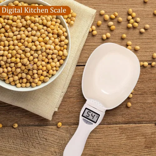 Miniatura 6 de Cuchara medidora digital, cuchara medidora electrónica con pantalla LCD, escala de medición de alimentos de alta precisión de 28.22 oz/0.00 oz