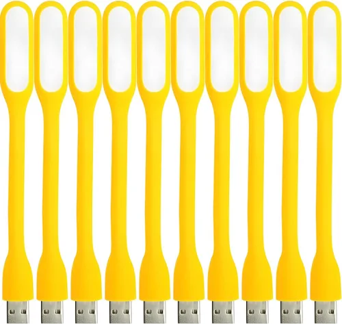 Miniatura 8 de Lámpara LED USB para Banco de Energía, Luz Nocturna Mini Portátil para el Cuidado de los Ojos con Brazo Flexible, Lámparas de Lectura USB con Cuello