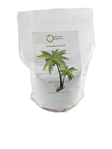 Miniatura 8 de Greenway Biotech - Fertilizante monohidrato de sulfato de manganeso, 100% soluble en agua, contiene 31% de manganeso, ideal para agricultura