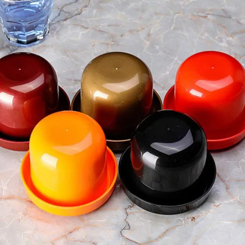 Miniatura 4 de NUOBESTY Juego de dados para juegos profesionales de dados para mentirosos Farkle Bar Ktv anti trampas caja de dados con 5 dados (color)