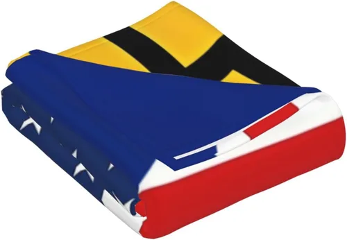 Miniatura 2 de Tapiz decorativo para pared, diseño de bandera estadounidense y bandera de Barbados, para colgar en la pared, manteles de arte hippie de 29 x 37