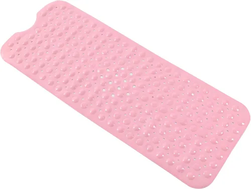 Miniatura 30 de Almohadilla de ducha antideslizante para bañera, 21 x 21 pulgadas, suave, de gran tamaño, lavable a máquina, con orificios de drenaje, ventosa