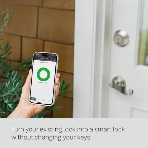 Miniatura 2 de Yale Approach Smart Wi-Fi Deadbolt Retrofit Smart Lock, llaves virtuales ilimitadas, control remoto de aplicaciones, entrada sin llave
