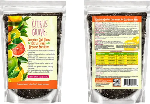 Miniatura 3 de GARDENWISE Tierra Premium Orgánica para Macetas de Cítricos para Plantas de Interior/Exterior - Perfecta para Naranjos, Limoneros, Limeros y Pomelos