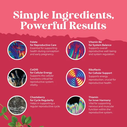 Miniatura 6 de Natures Craft Suplementos de fertilidad para mujeres con inositol y ácido fólico - Vitaminas previas a la concepción para mujeres para el equilibrio