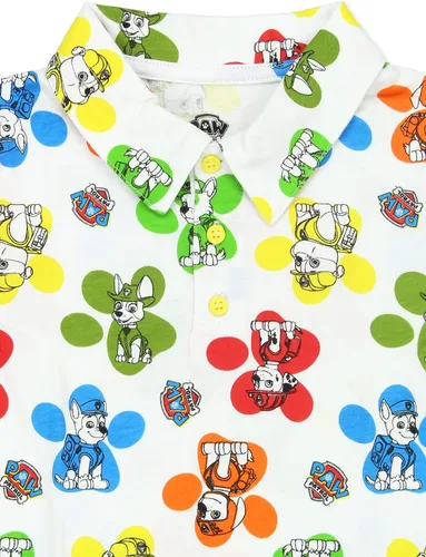 Miniatura 4 de Camiseta polo de manga corta con cuello y estampado de pata de la Patrulla Canina
