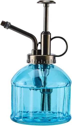 Botella de spray para plantas con rociador, rociador vintage para plantas, botella de riego para suculentas con bomba superior, pequeña regadera de