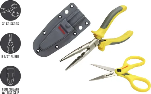 Miniatura 2 de Smith's Mr. Crappie Alicates y Tijeras Combo, Yeorange, Talla única (51297)