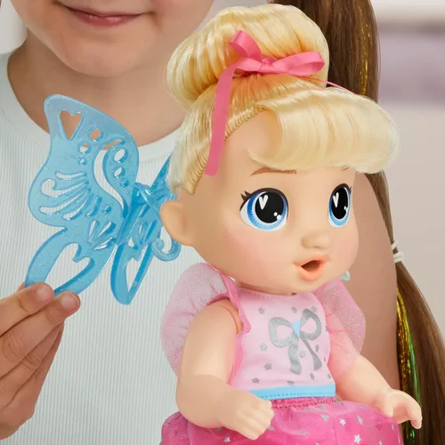 Miniatura 8 de Muñeca Baby Alive Fairy Fashions Harper Hugs con ropa y accesorios, pelo rubio, 11 pulgadas, juguetes para niños, a partir de 3 años