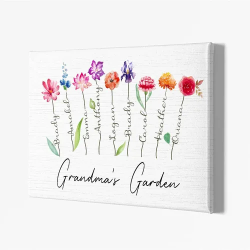Regalos geniales para abuela, regalos para el día de la madre, lienzo de jardín para abuelas, regalos para abuela, regalos para abuela, nana, gigi,