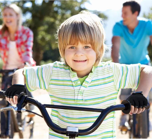 Miniatura 6 de 3 pares de guantes de medio dedo para niños guantes de deporte antideslizantes guantes de gel para niños ciclismo ciclismo