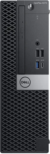 Miniatura 2 de Dell Computadora de escritorio pequeña 5070 (SFF) Hexa Core Intel i5 (3.20 GHz) RAM DDR4 de 16 GB Estado sólido SSD de 500 GB + disco duro