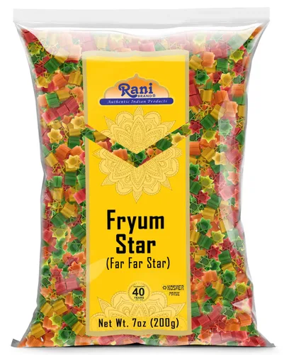 Miniatura 11 de Rani Far Far / Fryums (pellet de trigo y tapioca) Forma de anillo de 7 onzas (7.05 oz) ~ Vegano, Kosher, sin cocinar, utilizado para hacer papad