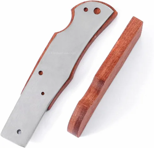 Miniatura 5 de EZSMITH Kit de fabricación de cuchillos – Bobcat Lockback – Serie de cuchillos plegables de bricolaje – (kit de piezas)