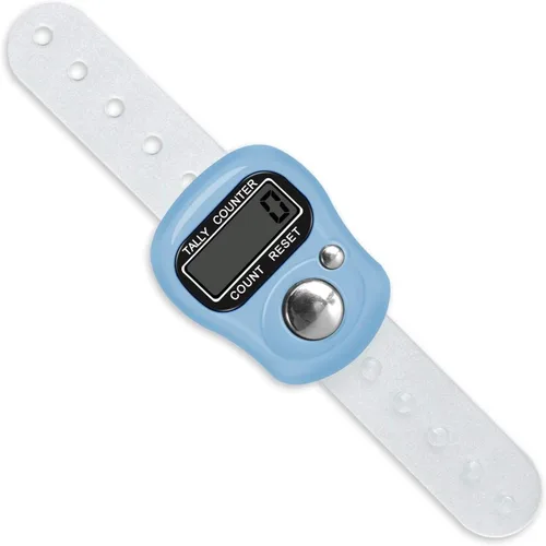 Miniatura 3 de Contador de Dedos Electrónico, Contador de Mano Reajustable, Número de 5 Dígitos y Pantalla LCD Digital Electrónica, Clicker Manual para Contar