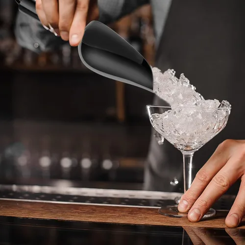 Miniatura 6 de P&P CHEF Cuchara pequeña para hielo, cuchara de harina de acero inoxidable de 6 onzas, para cocina, jardín, bar, boda, baño, resistente, no tóxica