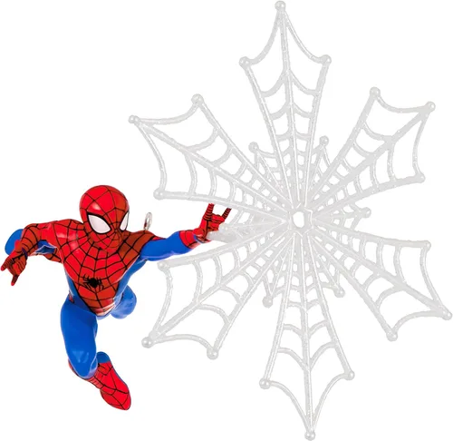 Miniatura 11 de Adorno de Navidad Colgante de Hallmark Keepsake 2025, Marvel Spider-Man Peekbuster con Sonido Activado por Movimiento, Regalos para Fans de Marvel