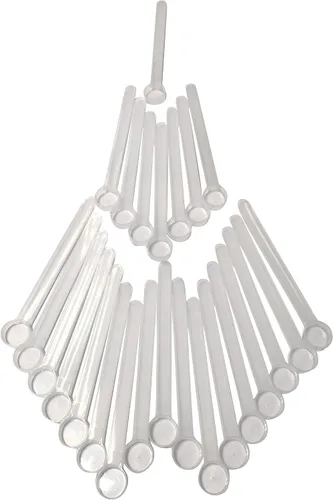 Cuchara de Mango Largo de 1/2 Cucharadita (2.5 mL) para Café, Proteína en Polvo, Alimentos para Mascotas, Especias, Granos, Productos Secos –