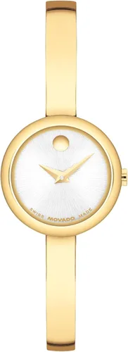 Miniatura 16 de Movado Women's Museum Bangle Watch – Swiss Quartz – 21 mm Case – Classic Stainless Steel Bracelet – Gift for Her