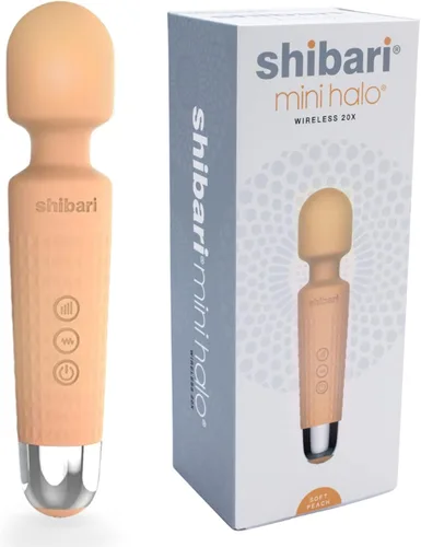 Miniatura 11 de Shibari Mini Vibrador Halo, Masajeador de Varita, Inalámbrico, Silencioso, Alta Potencia e Impermeable, Estimulación del Clítoris por Vibración