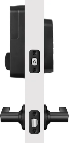 Miniatura 2 de Cerrojo de puerta delantera con teclado en negro de Yale para entrada sin llave, YED210-NR-BSP Ante negro