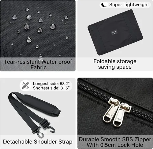 Miniatura 3 de Hanke Bolsa de viaje, grafito negro, Bolsa de viaje