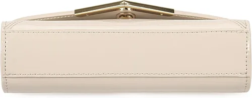 Miniatura 6 de DEXMAY - Bolso de mano de noche para mujer, de charol sintético, plegable, bolso formal