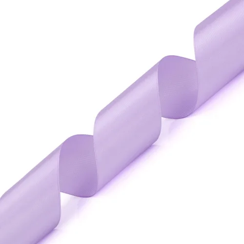 Miniatura 3 de Nsilu Cinta de satén de 25 yardas de 1-1/2 pulgadas de ancho adecuada para bodas, fiestas y cajas de regalo (morado claro, 1-1/2 pulgadas)