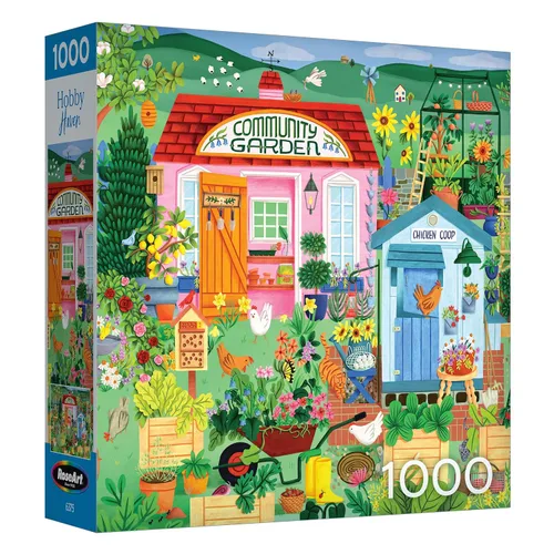 Miniatura 12 de RoseArt - Hobby Haven - Rompecabezas de 1000 piezas para adultos de estantería - Perfecto para entusiastas de la lectura