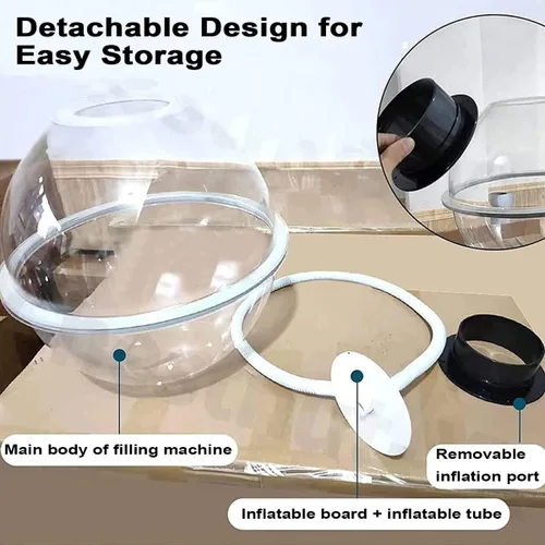 Miniatura 3 de Máquina de relleno de globos, kit de herramientas de relleno para regalos, decoración de bodas, fiestas, Navidad, expansor de globos, máquina
