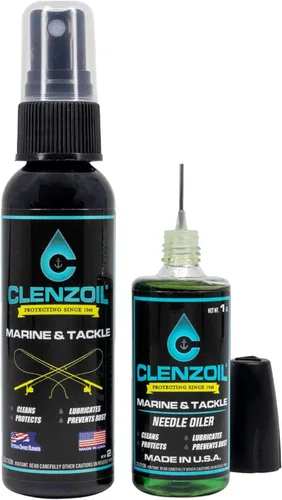 Miniatura 10 de Clenzoil Marine & Tackle - Lubricante de aceite para equipos de pesca - para carretes de cuidado de peces, motores de barcos, descensores y más