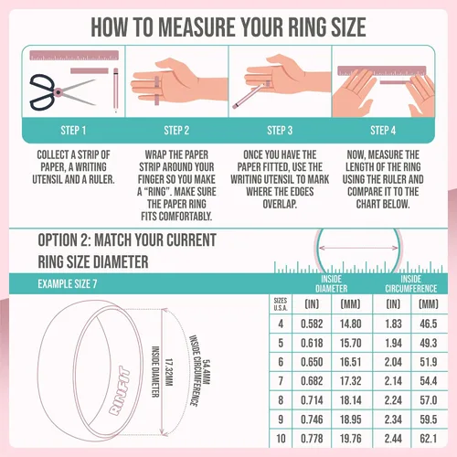 Miniatura 6 de Rinfit Anillos de silicona para mujer, anillos de compromiso o promesa para ella, alianzas de boda de silicona para mujer, pera de silicona