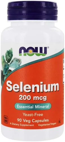 Selenio 200 mcg sin levadura 90 cápsulas (paquete de 2)