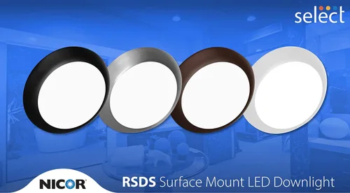 Miniatura 10 de NICOR Lighting RSD561120SBK RSDS56 - Luz de disco, color negro