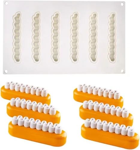 Miniatura 9 de mostsom Moldes de silicona para hornear para pastel de mousse, molde de silicona para chocolate, molde de postre francés para chocolate