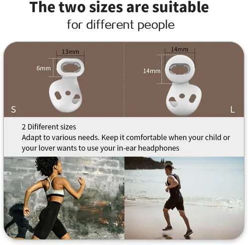 Miniatura 4 de [8 pares] Puntas de oreja para Galaxy Buds Live, accesorios de silicona antideslizantes para auriculares compatibles con Samsung Galaxy Buds Live