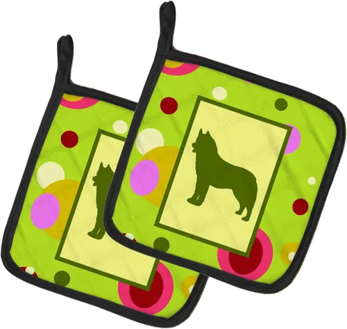 Caroline's Treasures CK1094PTHD - Juego de soportes para ollas para cocina, resistentes al calor, almohadillas calientes para cocinar, hornear,