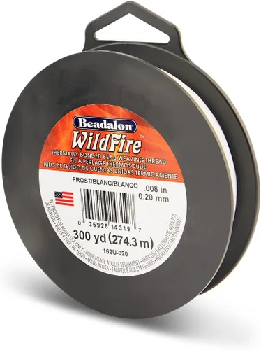 Miniatura 60 de Beadalon Wildfire Ultra - Beading Thread, Beading Supplies for Crafters, Jewelry Makers, Beaders. Braided Fishing Line