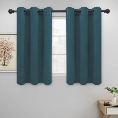 Miniatura 256 de Easy-Going - Cortinas opacas para dormitorio, aislamiento térmico sólido con ojales, cortinas de ventana para reducción de ruido, cortinas