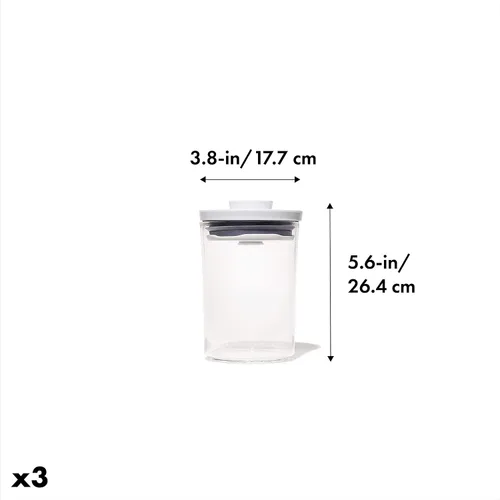 Miniatura 2 de OXO Good Grips - Juego de botes redondos de 3 piezas