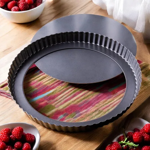 Miniatura 8 de Paquete de 8 Mini Moldes para Tartas de 4 Pulgadas con Fondo Extraíble Redondos Antiadherentes Profundos para Quiche, Resistentes, Perfectos