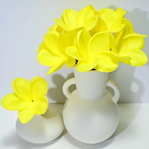 Miniatura 12 de Regalos de Cumpleaños para Mujeres 8pcs Flores Rosa Claro PU Tacto Real Flores Regalos para Mujeres para Navidad Flores Artificiales para Bricolaje