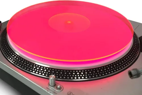 Miniatura 13 de Alfombrilla de acrílico para tocadiscos - Alfombrilla de vinilo para plato de 12 pulgadas - Reduce el ruido y mejora la calidad del sonido