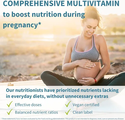 Miniatura 2 de Igennus Multivitamínico prenatal metilado para mujeres, folato para MTHFR, alta absorción, puro y limpio, hierro suave, colina, calcio y magnesio