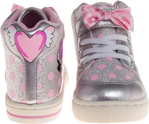 Miniatura 3 de Tenis de Minnie Mouse para niñas, zapatos deportivos de lona casuales de alta calidad para niños (bebéniño pequeño), talla 6 12