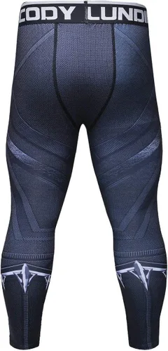 Miniatura 3 de Red Plume Men's Compression Elastic Tight Leggings Sport Panther Leopard Printing Pants